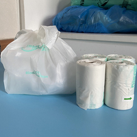 Sacs à couches jetables pour bébés, fabriqués sur mesure, entièrement biodégradables en matériau PBAT, anti-odeurs, modèle 12, pour utilisation en supermarché, pour les mamans et les bébés