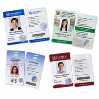 Tarjeta de Identificación de PVC de Alta Seguridad con Holograma, Anti-falsificación, Tarjeta Inteligente RFID