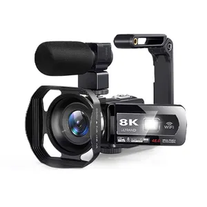 Grabadora de video Cámara negra/roja 8K Digital Dslr Cámara Vlog de mano 8K Hd Cámara de conjunto completo de alta calidad para fotografía