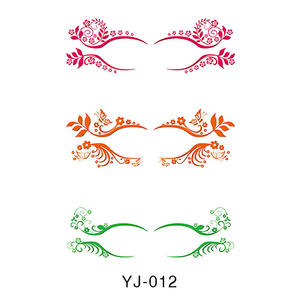 Autocollants de maquillage des yeux jetables de fête réalistes autocollants de <span class=keywords><strong>tatouage</strong></span> de fard à paupières exclusifs transfrontaliers pour les rassemblements d'anniversaire - Product Image 6