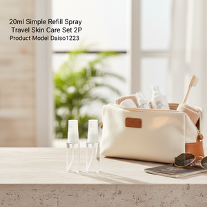 20ml Simple Refill <b>Spray</b> Travel Skin Care <b>Set</b> 2P Product Model Daiso1223 - Product Image 3