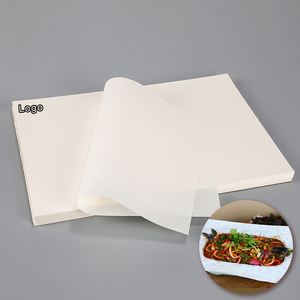 Papier sulfurisé blanc personnalisé DDP, qualité alimentaire, silicone, facile à découper, feuilles de cuisson pour cuisine, papier de four - Product Image 1