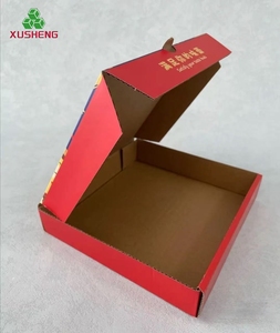Scatole per Pizza con Manico, Laminazione Opaca e Rivestimento UV, Riciclabili e Personalizzabili per Facile Asporto e Comodità del Cliente - Product Image 6