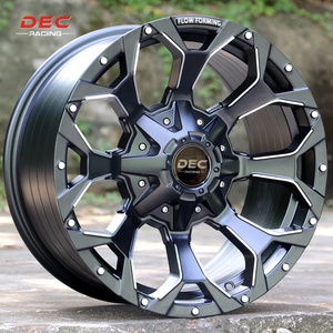 Jantes de voiture tout-terrain DEC RACING 16/17/<span class=keywords><strong>18</strong></span>/20 pouces 16x8/17x8.5/18x9/20x9 en alliage d'aluminium, design concave, nouveau JWL/VIA - Product Image 2