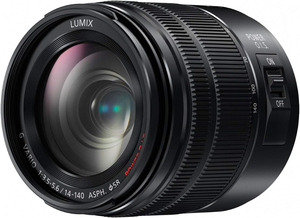 Objectif téléobjectif Panasonic Vario 14-140 mm avec F3.5-5.6 II ASPH, capteur CMOS pour appareil photo hybride sans miroir à monture quatre tiers - Product Image 2