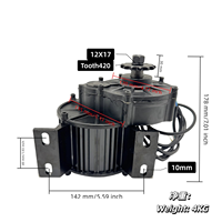 Vente Flash Moteur Électrique pour Bateau 500W 24V 36V 48V Étanche IP69 Technologie Brushless à Aimant Permanent pour Utilisation Sous-Marine