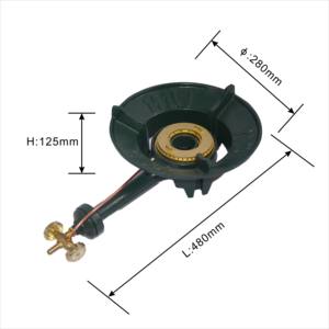 Cuisinière à gaz commerciale en fonte KB5, brûleur simple à gaz haute puissance pour l'extérieur, GPL portable, hôtel, ménage, classe A - Product Image 3