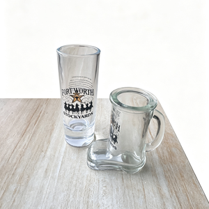 Mug en verre en forme de botte de cowboy western, souvenir des Stockyards de <span class=keywords><strong>Fort</strong></span> Worth, verre à bière, verre à shot, décoration de bar, tasse à boire - Product Image 2