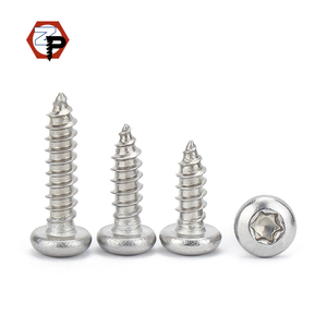 Acciaio inossidabile SS 304 A2-70 ST M2 M2.3 M2.6 <span class=keywords><strong>M3</strong></span> <span class=keywords><strong>M3</strong></span>.5 M4 M5 a testa tonda Torx viti autofilettanti - Product Image 1
