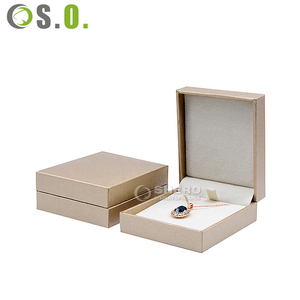Boîte à bijoux en papier imitation cuir PU avec logo personnalisé, emballage de luxe unique pour bijoux, boîte à bijoux personnalisée, ensemble de boîtes à bijoux OEM ODM - Product Image 2