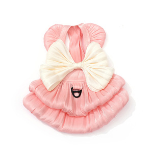 בגדי חיות מחמד חתול אביב/קיץ גופיה קשת נסיכת שמלת אבזם מתיחה מתאים לכלבים קטנים ובינוניים - Product Image 2