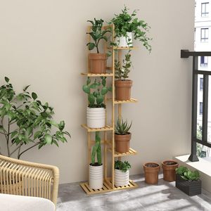 Left and right flower rack, balcony flower <b>pot</b> plant rack, multi-layer floor-<b>standing</b> hanging plant rack, pothos rack, - Product Image 2