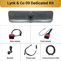 Caméra de recul numérique 2K Sinjet pour Lynk & Co 09, type séparé Wifi, écran plein 9,2 pouces, H10 Pro Mirror DashCam