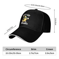 Casquettes de baseball unisexes vintage en tissu courant brodé à motif lettres, ajustables, décontractées, pour l'extérieur, protection solaire, vente en gros