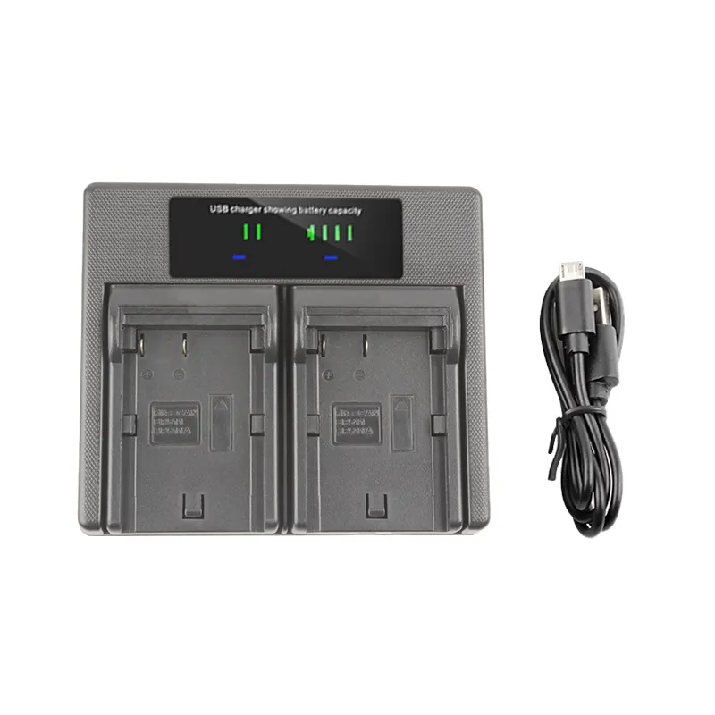 BP-511A BP-511 LCD USB Battery Charger Đối với Canon EOS 40D 5D 50D 20D 300D 10D 30D 5D Mark I, PowerShot G1 G2 G3 G5 BP511 BP511A