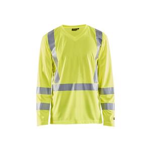 BLAKLADER - 338310113300XS Camiseta de manga larga UV de alta visibilidad Amarilla-EAN 7330509379943 ROPA DE TRABAJO DE LA HI-VIS - Product Image 1
