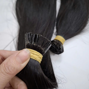 Extensions de cheveux naturels Remy K Tips, double épaisseur, kératine vierge, vente en gros - Product Image 1
