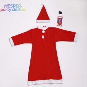 ชุดซานต้าเด็ก HESPER ราคาประหยัด ทำจากผ้าไม่ถักทอ สำหรับคริสต์มาส แบบ unisex ประกอบด้วยเสื้อสีแดงและหมวกสำหรับคอสเพลย์ - Product Image 2