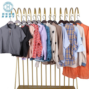 Camisas de Verano Usadas para Mujer de <span class=keywords><strong>la</strong></span> Marca HHRT, Venta al Por Mayor, Grado A, Algodón, <span class=keywords><strong>Manga</strong></span> Larga y Corta, Estilos Variados - Product Image 3