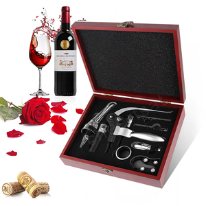 Grand coffret cadeau drôle d'ouvre-bouteille de vin avec coffret <span class=keywords><strong>en</strong></span> bois et coffret cadeau de vin - Product Image 3