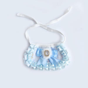 ผ้าเช็ดน้ำลายสัตว์เลี้ยง ลายการ์ตูนดอกไม้น่ารัก ทำจากเส้นใยโพลีเอสเตอร์ สำหรับสุนัขและแมว ใช้เป็นผ้ากันเปื้อนและผ้าพันคอ - Product Image 5