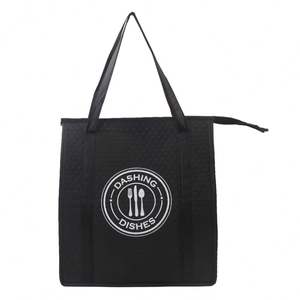 Sac isotherme pour déjeuner, multicolores, bon marché, réutilisable, pour le stockage des aliments / la livraison, sac isotherme non tissé - Product Image 5