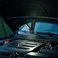 Lampes de travail pliables rechargeables à LED multifonctions, lumière d'urgence pour voiture avec alarme SOS et coupe-ceinture de sécurité