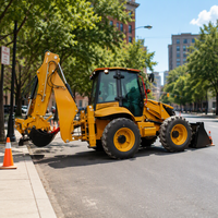 Backhoe Loader 4CX dengan Sistem Kemudi Crab Walk dan Bucket Empat-dalam-Satu untuk Tugas Pemindahan Tanah yang Serbaguna