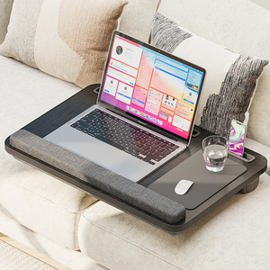 Escritorio para ordenador portátil de madera maciza directo de fábrica con cama perezosa Escritorio portátil para coche Escritorio de oficina de diseño moderno simple Características de mesa pequeña - Product Image 1