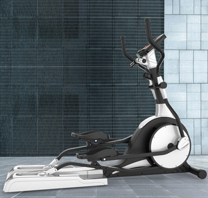 Tiên tiến thương mại phòng tập thể dục thép hình elip chéo huấn luyện viên với sức đề kháng từ phía trước ổ đĩa bánh xe dẫn hiển thị - Product Image 6