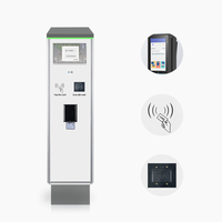 Sistema de Pago Automático para Estacionamientos Marca COMA, con Código QR y NFC, Construcción de Aluminio y Acero Inoxidable