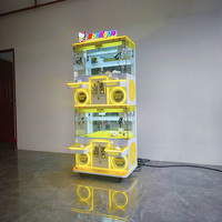 4 joueurs Boutique Doll Machine Coin Catch Toy Crane Game Machines Mini Claw Machine for Toys Kids