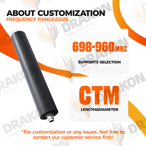 698-960MHz 10dBi đa hướng ngoài trời sợi thủy tinh không thấm nước ăng-ten truyền thông tín hiệu tăng cường cho nòng súng - Product Image 2