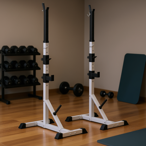 Soporte para Barra de Pesas D0100X3H66P, Ajustable en Altura, para Gimnasio en Casa, Soporte para Sentadillas y Press de Banca, Estructura de Acero al Carbono - Product Image 2