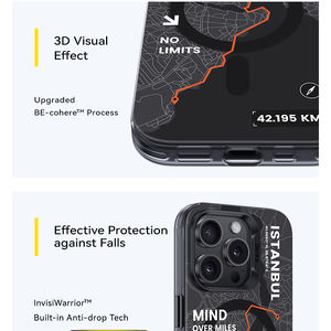 Custodia magnetica antiurto per iPhone 15 Cover di New York London <span class=keywords><strong>Istanbul</strong></span> di Benks <span class=keywords><strong>City</strong></span> - Product Image 3