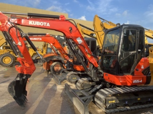 รถขุดไฮดรอลิกมือสอง Kubota U55‑4, ดีไซน์สวิงท้ายแบบแน่น, เครื่องยนต์แท้จาก Kubota, สภาพการทำงานดี - Product Image 2