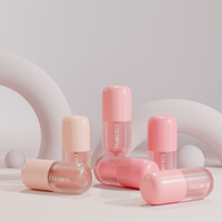 Emballage de cosmétiques Jinze prêt à expédier 4.3ml Tube de brillant à lèvres mignon Logo de conception de conteneur de glaçure à lèvres vide pour le maquillage
