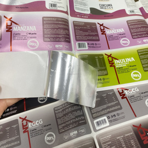 Nhà máy chất lượng cao vòng nhãn không thấm nước Vinyl Sticker tùy chỉnh in logo tùy chỉnh Sticker - Product Image 2