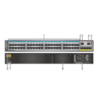 Commutateur PoE+ Gigabit 48 ports S5720-52X-PWR-SI-ACF 02350DLY, 48 ports PoE+ 10/100/1000BASE-T + 4 ports SFP+ 10GE