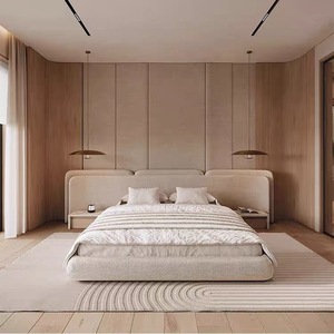<span class=keywords><strong>Letto</strong></span> <span class=keywords><strong>Matrimoniale</strong></span> di Alta Qualità <span class=keywords><strong>per</strong></span> Camera da <span class=keywords><strong>Letto</strong></span>, Lussuoso <span class=keywords><strong>Letto</strong></span> Imbottito con Grande <span class=keywords><strong>Testiera</strong></span> <span class=keywords><strong>in</strong></span> <span class=keywords><strong>Tessuto</strong></span> di Alta Qualità, <span class=keywords><strong>Letto</strong></span> King Size <span class=keywords><strong>per</strong></span> Villa - Product Image 2