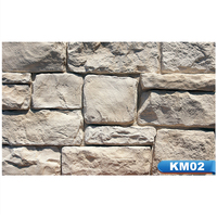 Berich GB-KMB Extérieur Blanc Calcaire Mur Faux Placage De Pierre Extérieur Faux Revêtement Mural En Pierre
