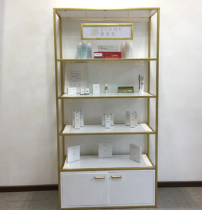 Sàn Boutique Gondola Kim Loại Gỗ Nước Hoa Hiển Thị Là Viết Tắt Của Cửa Hàng Mỹ Phẩm Hiển Thị Tủ Trang Điểm Tổ Chức - Product Image 5