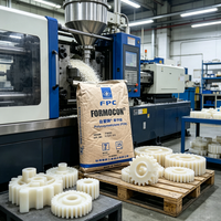Granulés de plastique d'ingénierie POM FM090 Formosa Formocon à haut débit pour le moulage par injection, destinés aux engrenages, l'électronique automobile