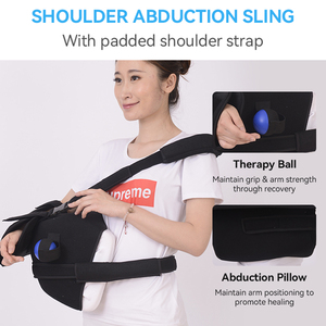 Penjepit bahu ortopedi, dengan tali lengan tetap, dukungan lengan bernapas medis untuk perlengkapan terapi rehabilitasi - Product Image 6
