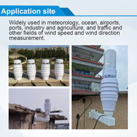 Anémomètre ultrasonique économique ES-W303U 70 m/s, détecteur de vitesse du vent ultrasonique IP65 pour la surveillance agricole et météorologique