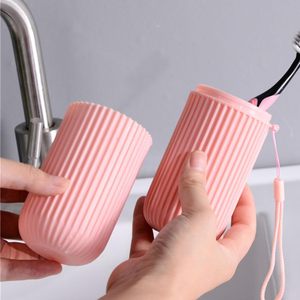 Estuche Portátil para Cepillo y Pasta de Dientes de Viaje, Dispensador de Cepillo de Dientes, Estuche de Plástico a Prueba de Polvo - Product Image 3