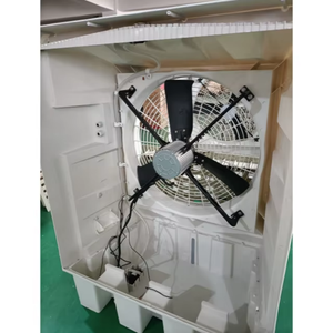 Enfriador de Aire Evaporativo Móvil con Base |   Enfriador Silencioso de 3 Velocidades para <span class=keywords><strong>Restaurante</strong></span> con Motor de Bomba Central - Product Image 6