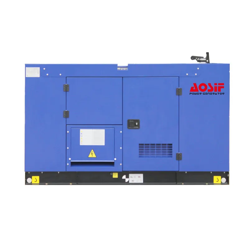 AOSIF 40kw 50kw 60kw diesel generator with international Engine soundproof genset factory price