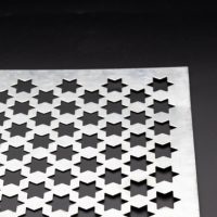 Malla Metálica Perforada de Aluminio, Acero y Latón, con Corte Láser, Patrón Artístico, Ranurada, Hexagonal, Triangular, de Forma Especial y Personalizada
