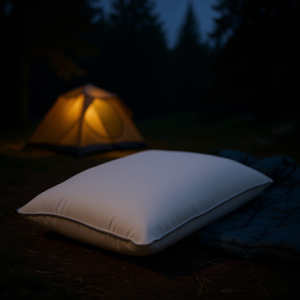 Oreiller Vianney Super Confort Standard 20x20 pouces Fermeté Moyenne Hypoallergénique Fibre de Polyester Équipement de Camping pour Dormir - Product Image 2